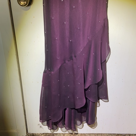 Maroon evening gown Sz 12 NWT - Picture 2 of 6